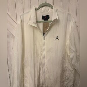 Nike Jordan Essentials Windbreaker Jacket White New W/Tags Men’s XL